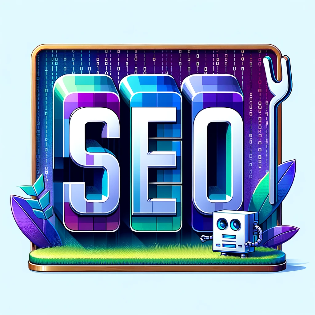 Free SEO robot image for AI and search engine optimization content
