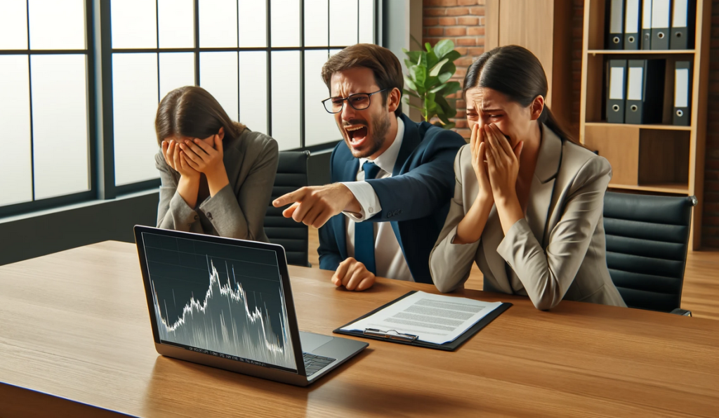 Crying SEO people after bad organic search results